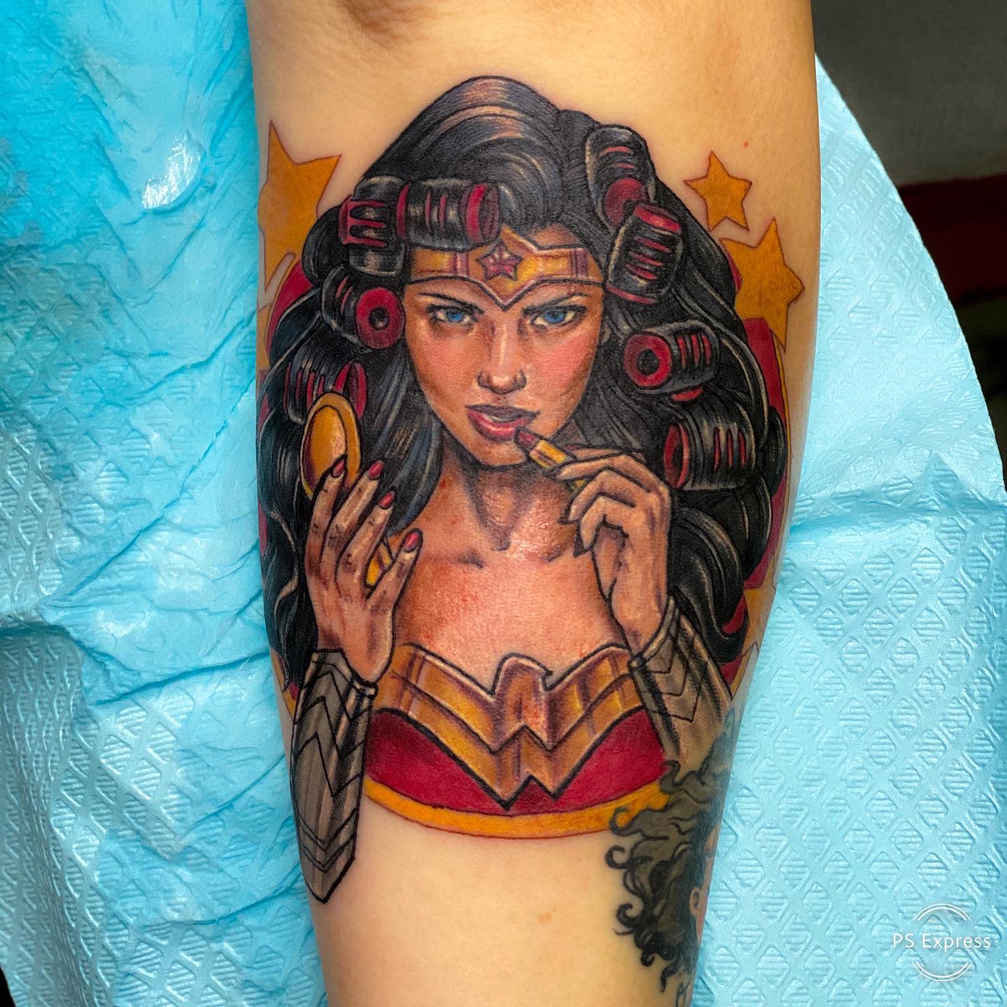 New School Wonder Woman Tattoo -meghanpatrick